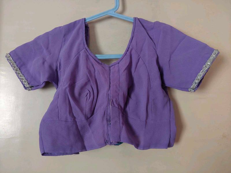 Elegant Lavender Blouse