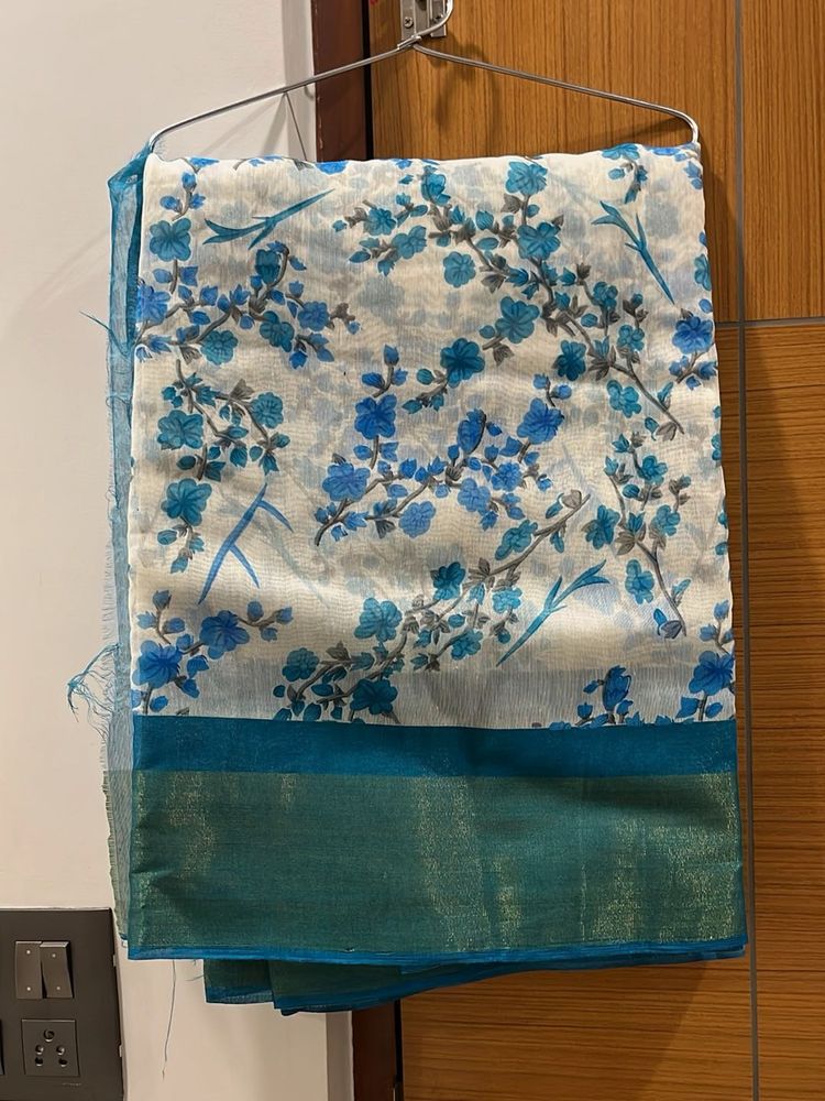Floral Print Saree