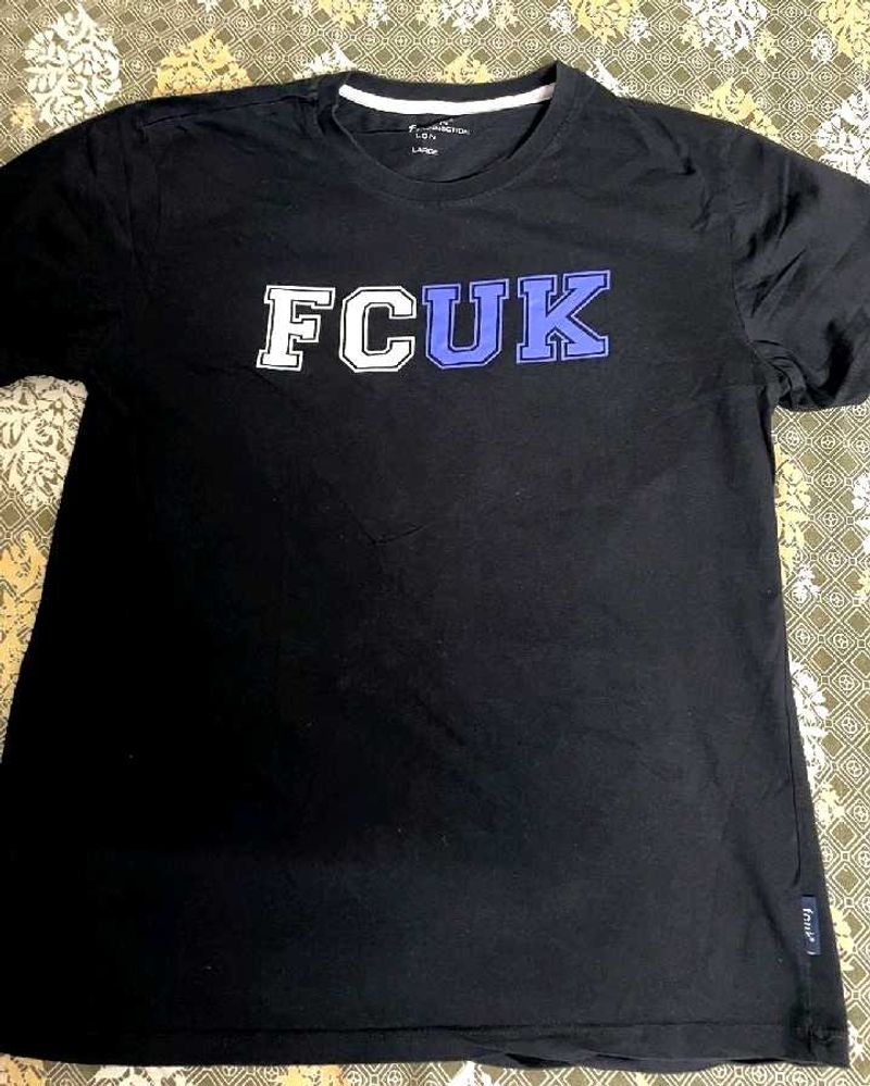 FCUK - Black T-Shirt L size