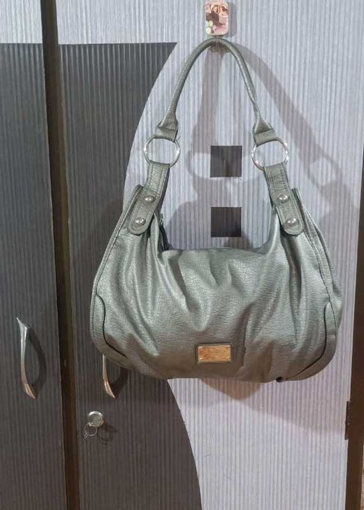 Silver Hobo Bag
