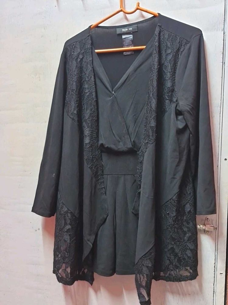 Black Top Lace Really Good Condition