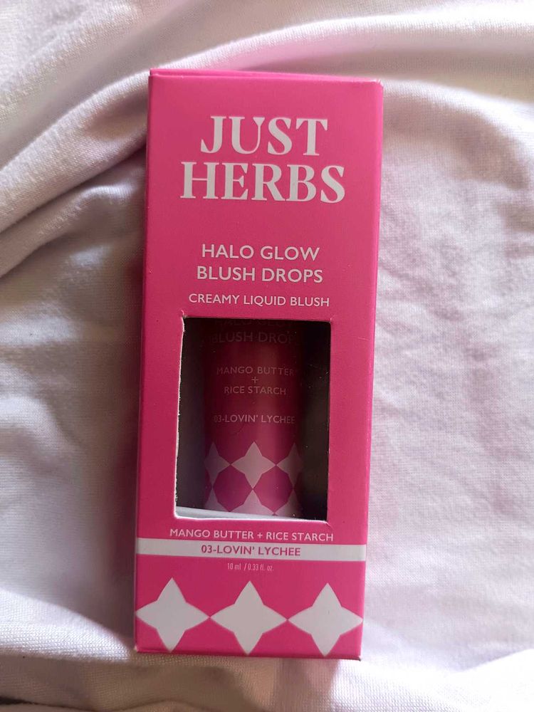 Just Herbs Halo Glow Blush Drops - Lovin&#39; Lychee