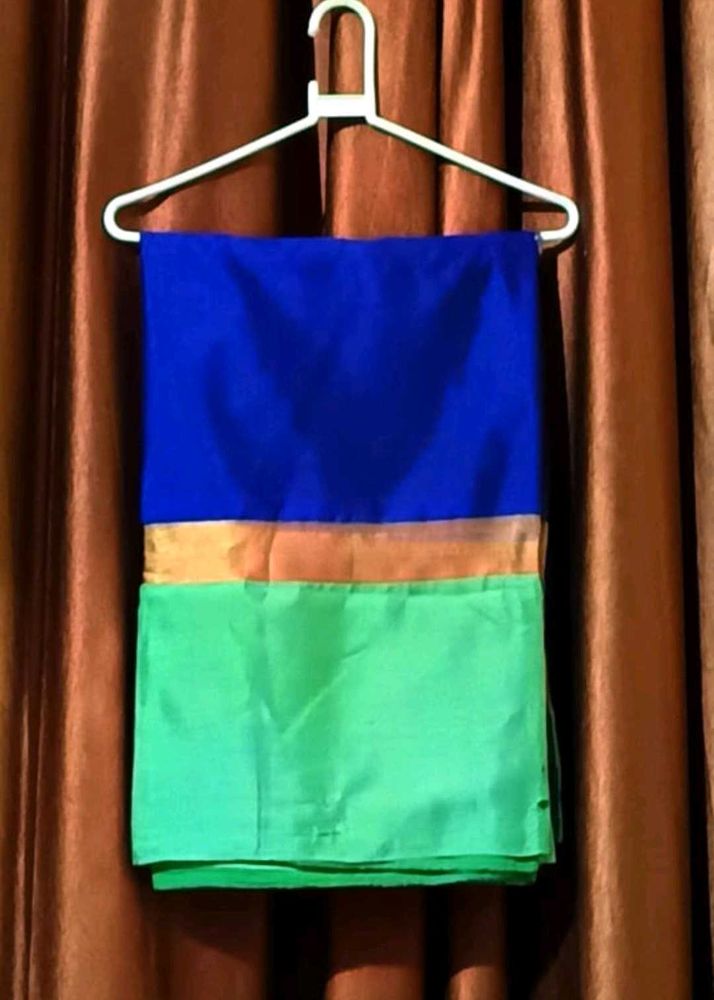 Silk Blend Saree Without Blouse Minor Defect