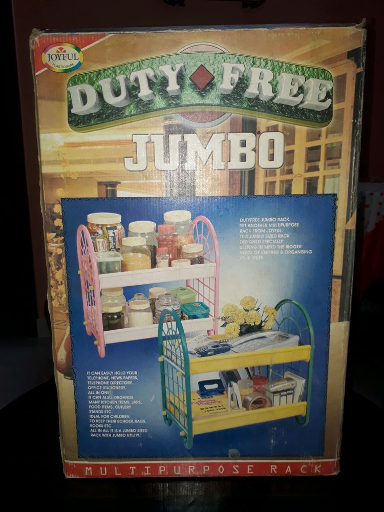 Jumbo Plastic Storage Rack