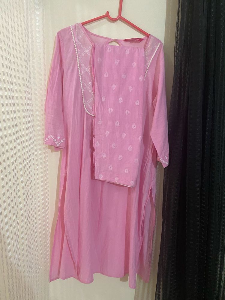Pink Kurta set