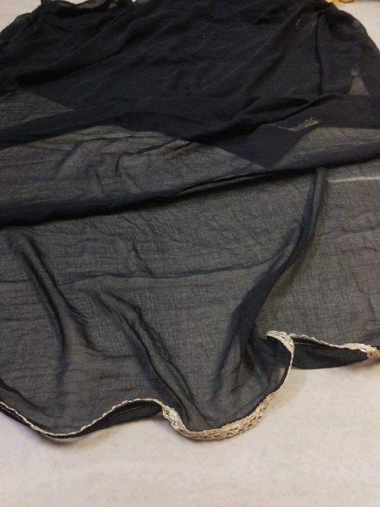 Elegant Black Dupatta