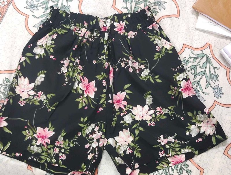 Floral Print Shorts