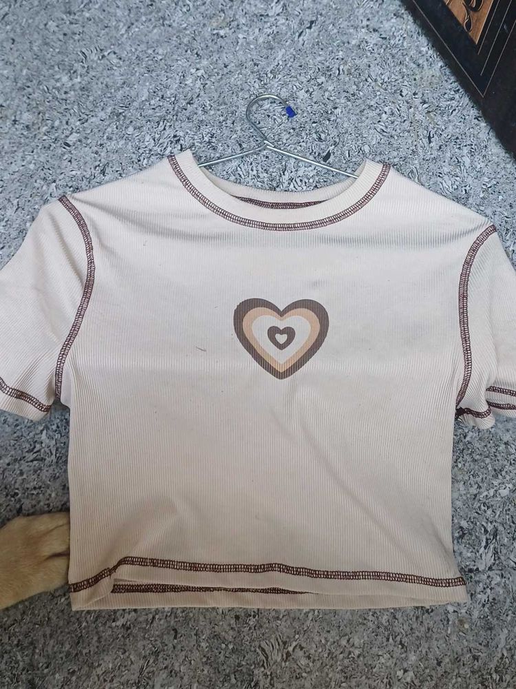 Cute Heart Graphic Tee