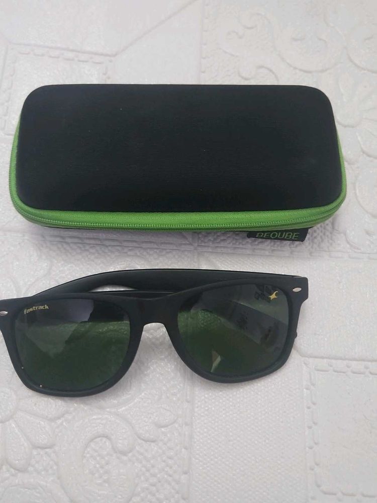 Fastrack Black Sunglasses with Case
