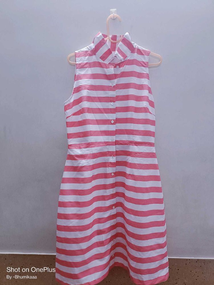 Striped Sleeveless Dress