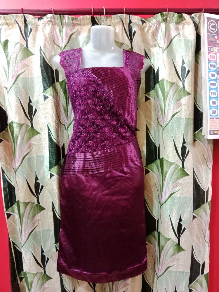 Elegant Purple Dress