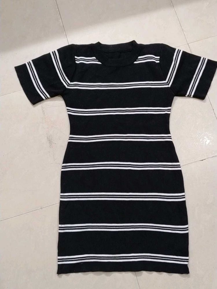 Striped Bodycon Dress