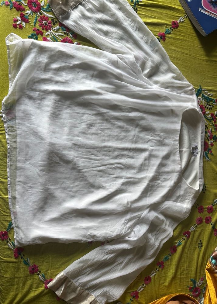 Elegant White Long Sleeve Top