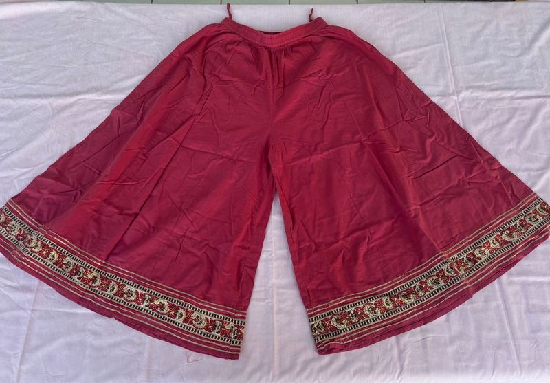 Full Flared Plazzo For Women