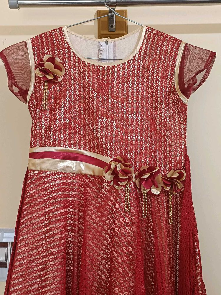 Gorgeous meroon long dress