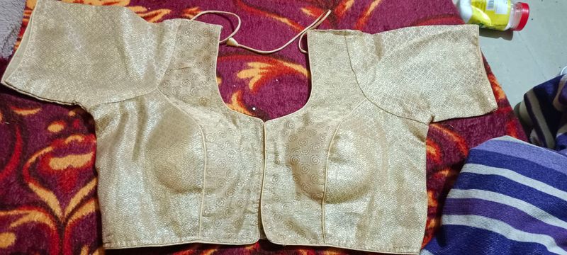 golden colour blouse
