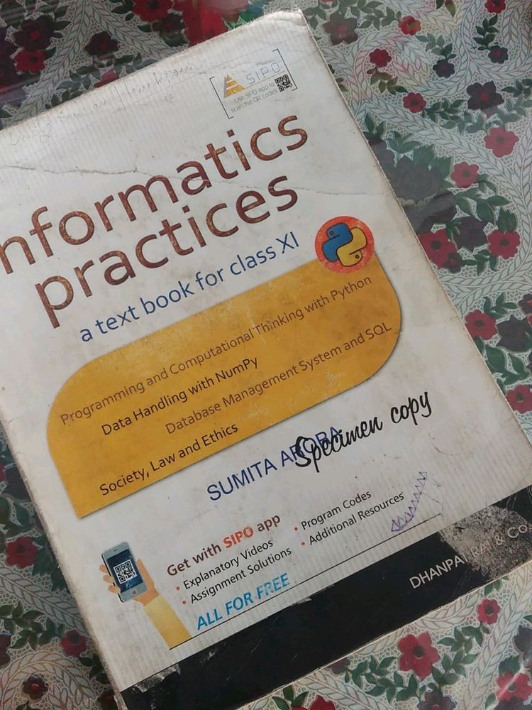 Informatics Practices Class 11, Sumita Arora