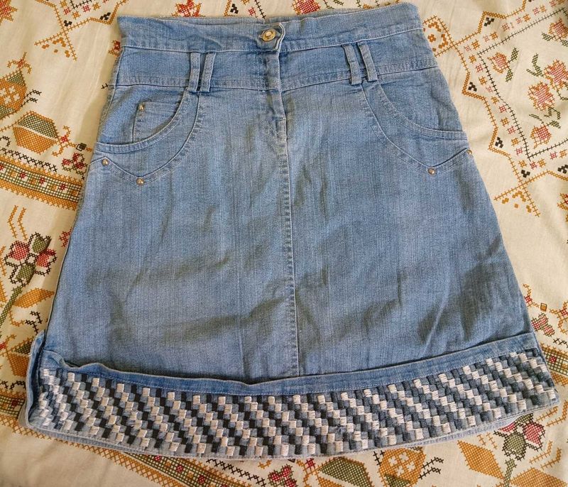 Denim Skirt
