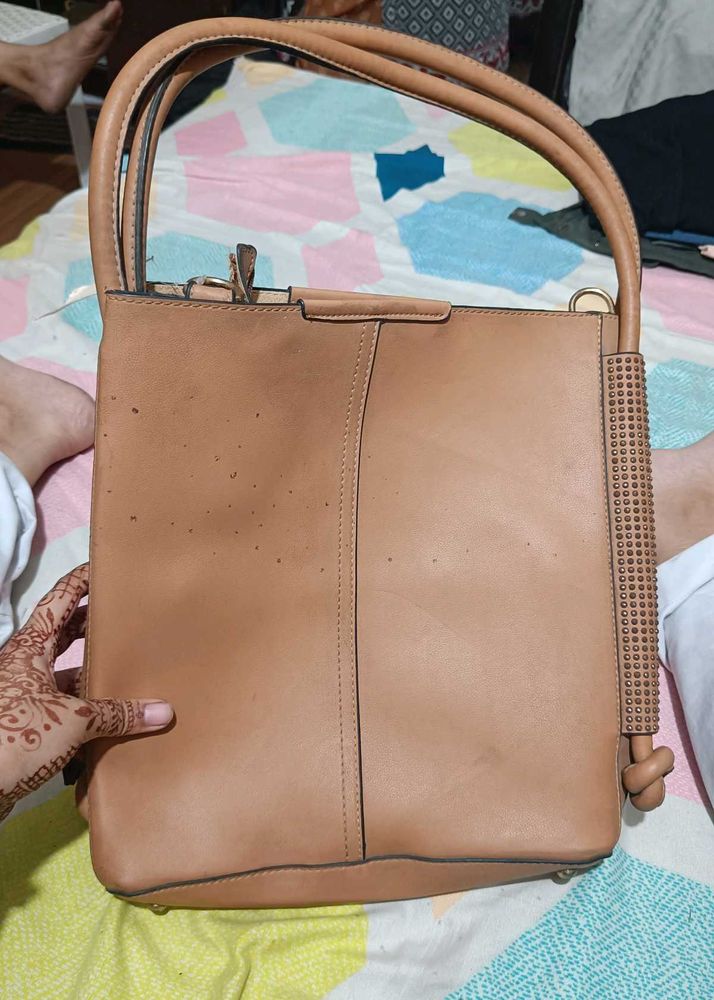 Tan Handbag