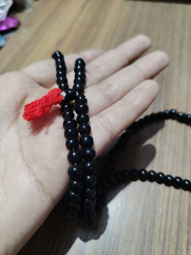 Black Beaded Necklace Kali Moti Ki Mala