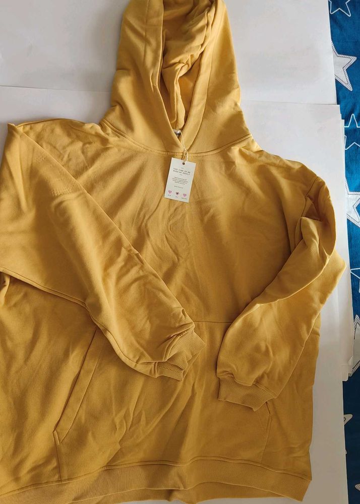 Mustard Yellow Hoodie from Poland