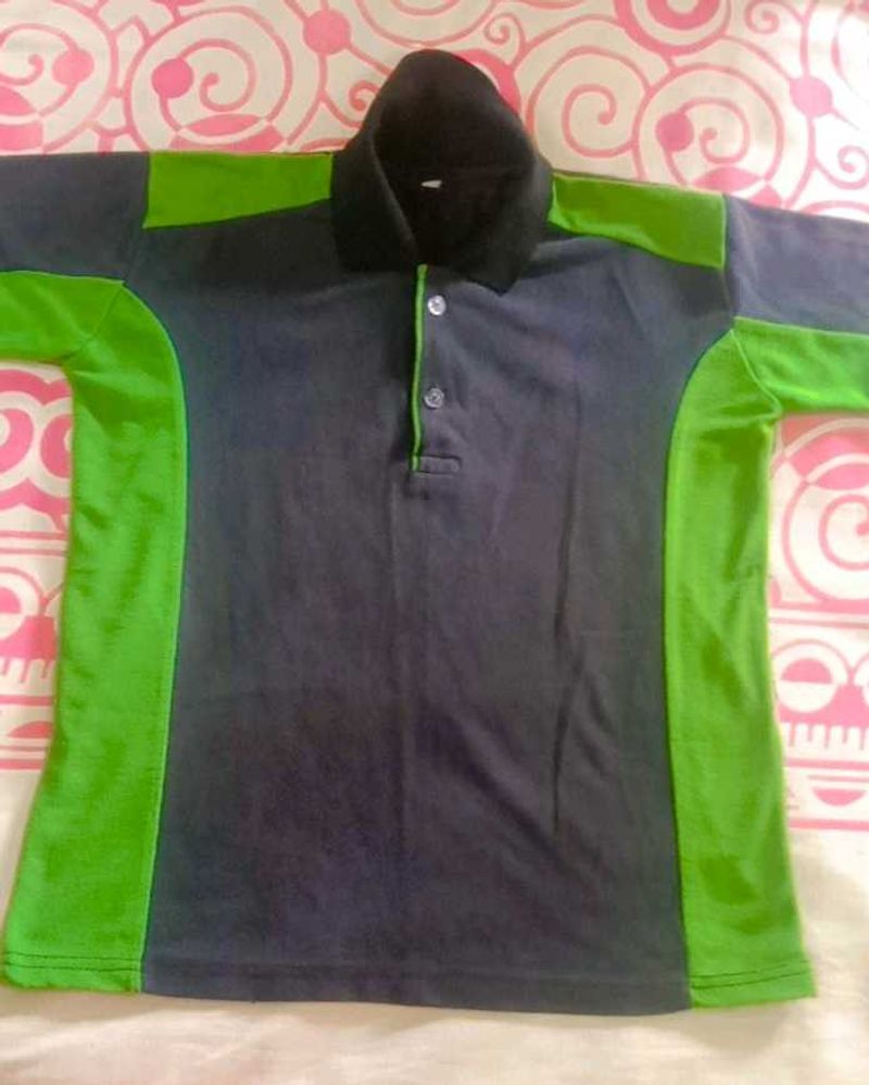 Two-Tone Polo Shirt