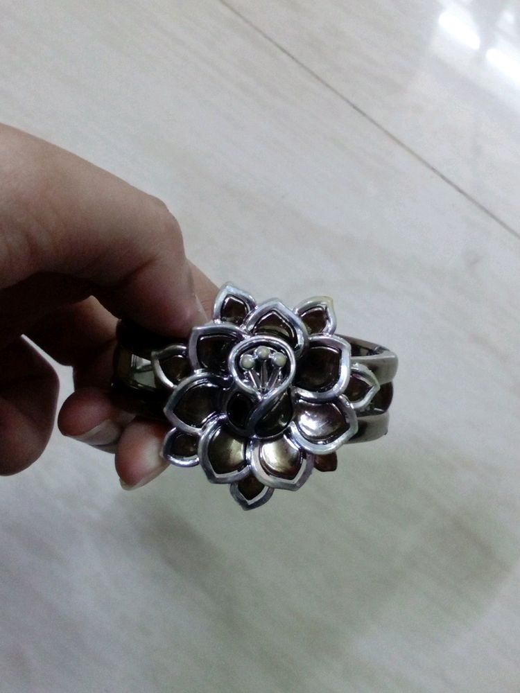 Silver Oxidised Bracelet
