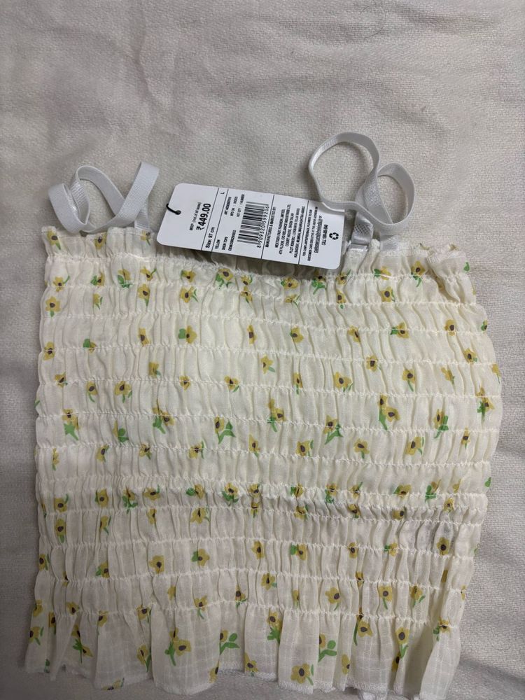 Floral Print Crop Top