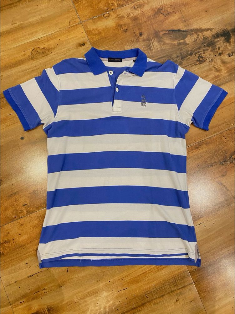 Striped Blue Polo Shirt