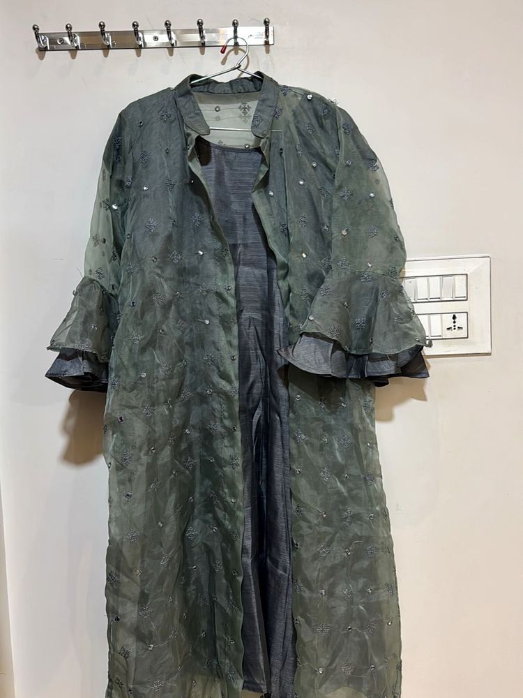 Elegant Kurta Set &amp; Shrug