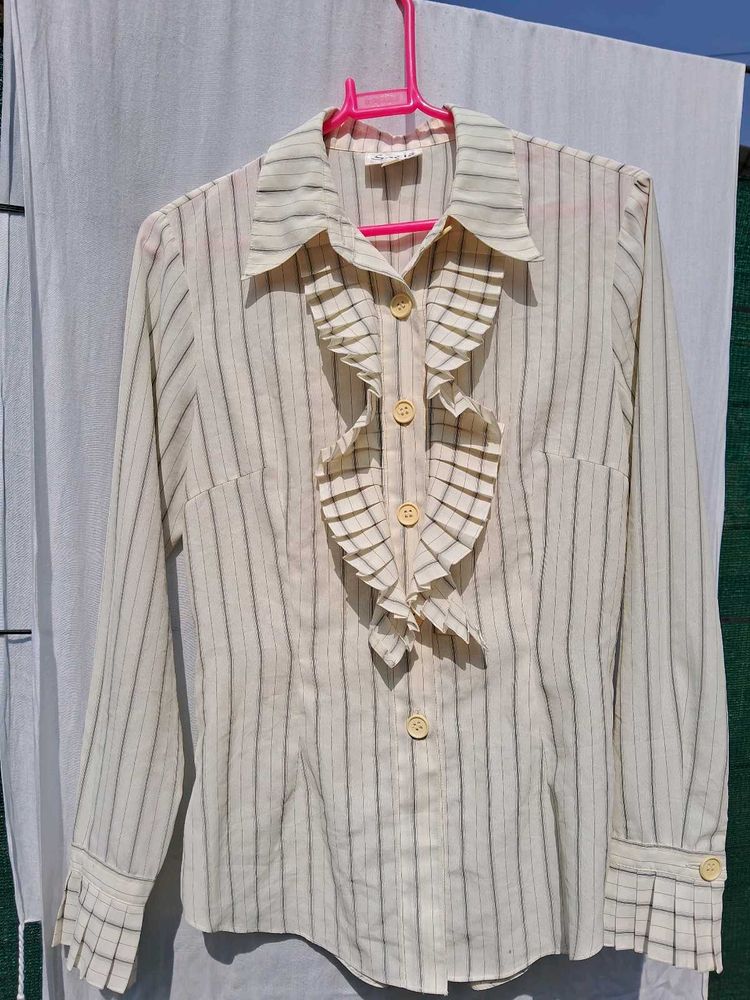 Vintage White Blouse
