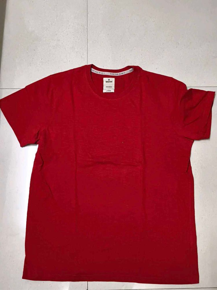 Red Men&#39;s T-Shirt ❤️ New 🆕🆕