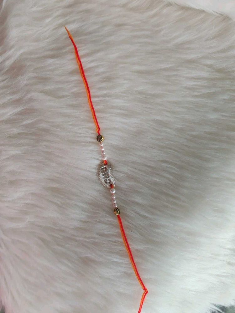 Pure Silver Rakhi Bracelet