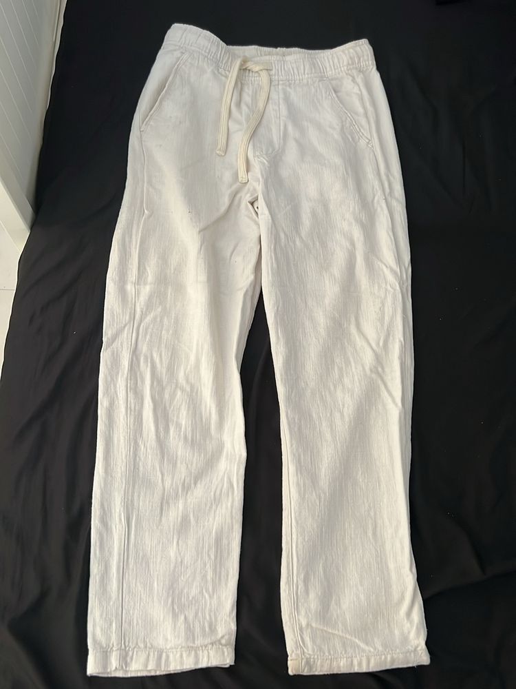 ETA By Westside Old Money Linen Trousers