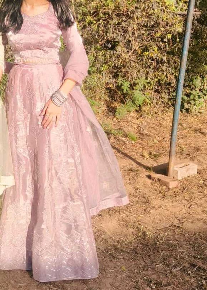 Lavender Colored Lehnga Set.