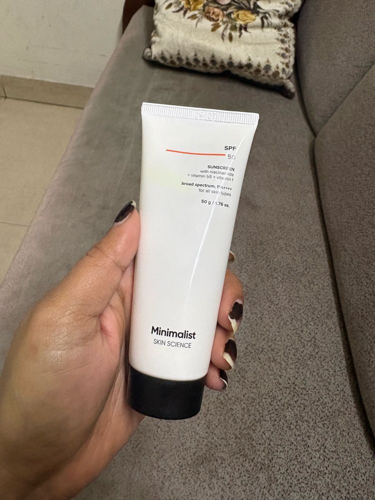 Minimalist SPF 50 Sunscreen
