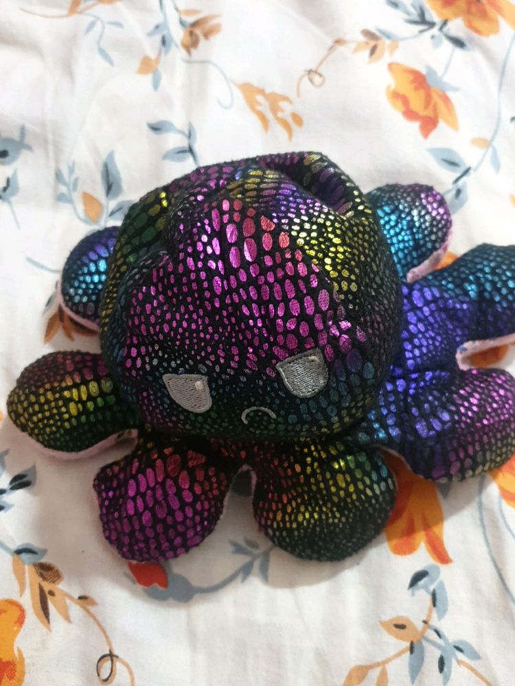 Mood Changing Holographic  Color Octopus