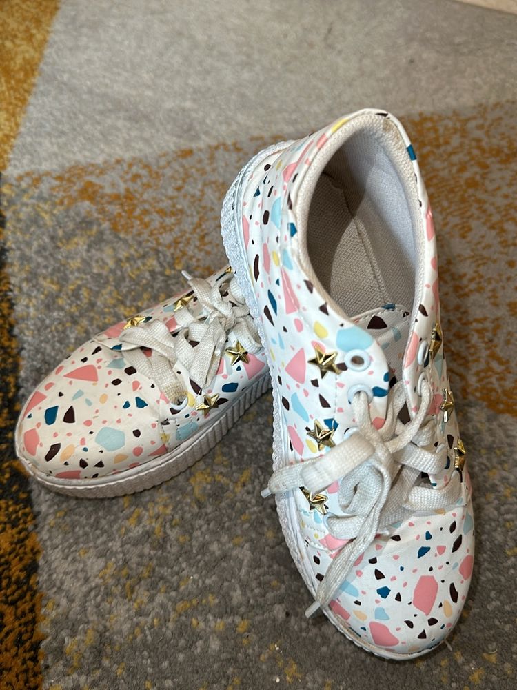 High Sole Designer Sneakers