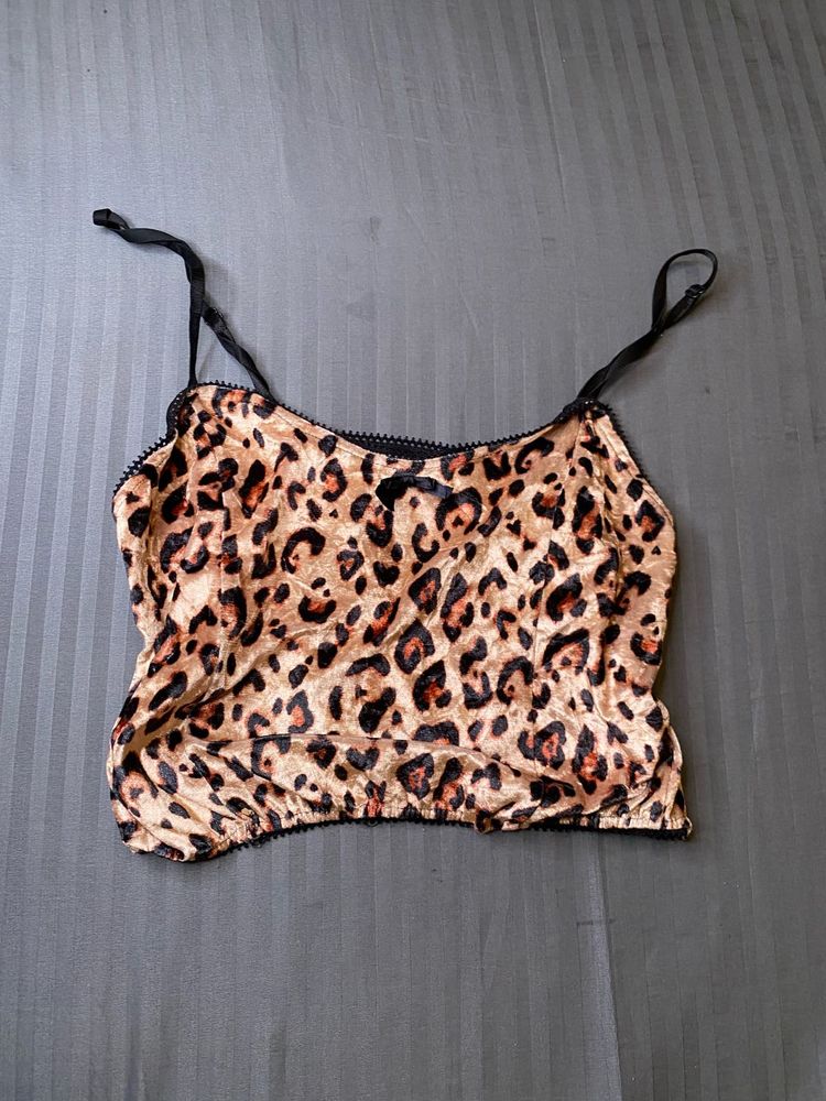 Leopard Print Cami Top