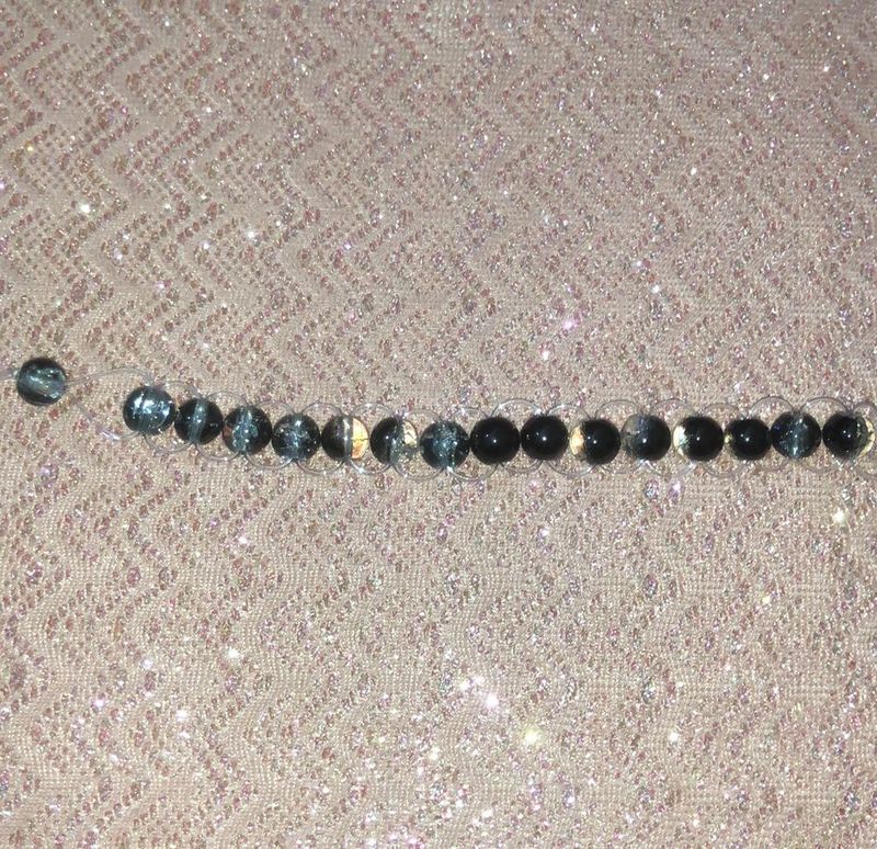 Beaded Stretch Choker Bracelet
