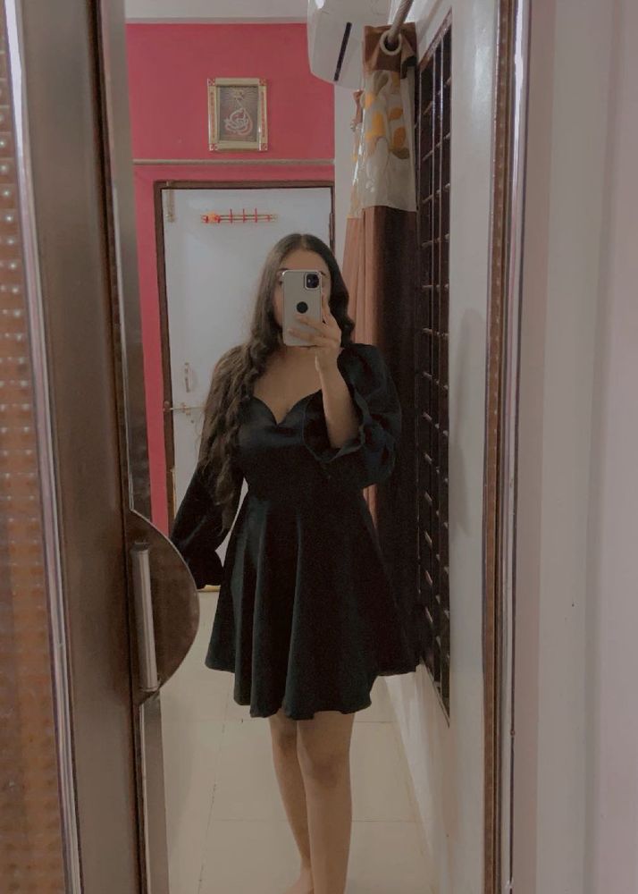 Beautiful Black Floral One-piece