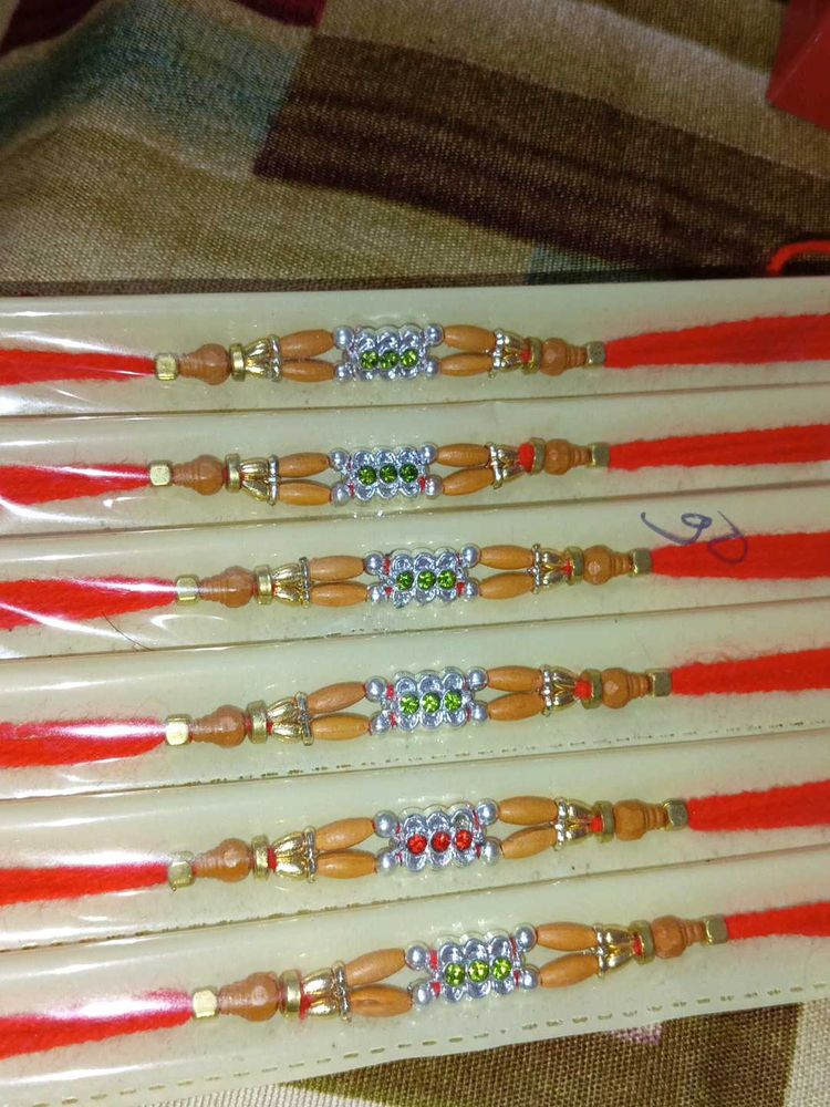 6 Set of Handmade Rakhi Bracelets