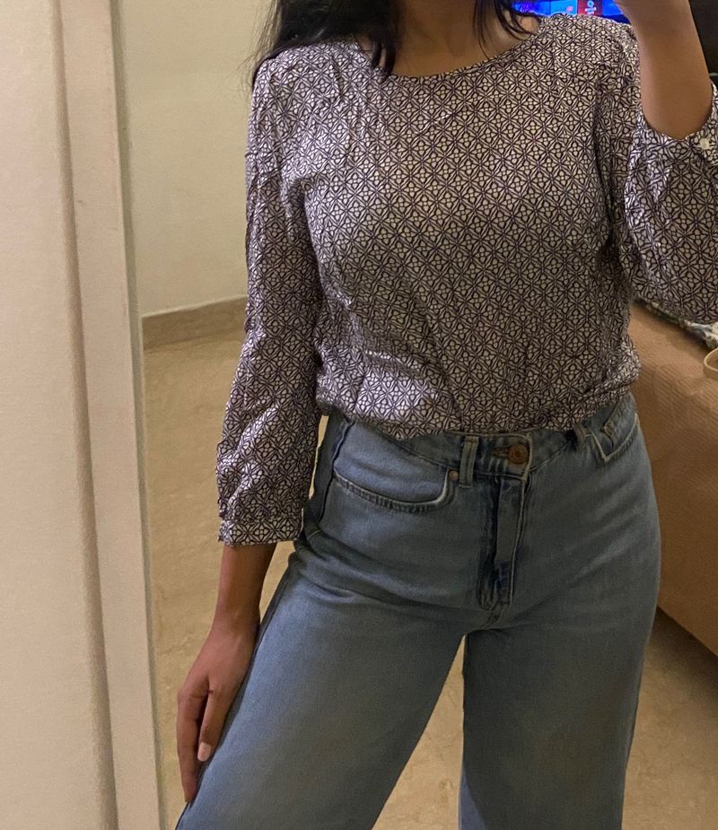 Cotton Printed Top