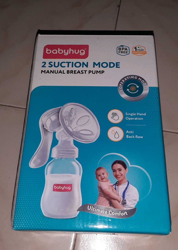 Babyhug Manual Breast Pump – Like New!