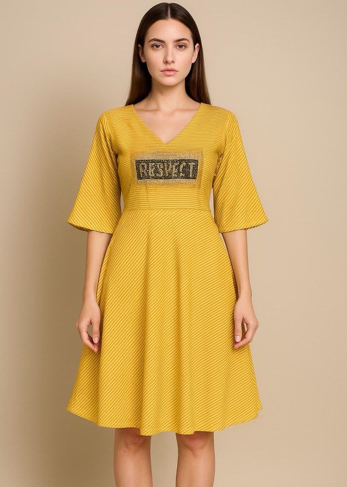 Mustard Yellow &#39; Dress