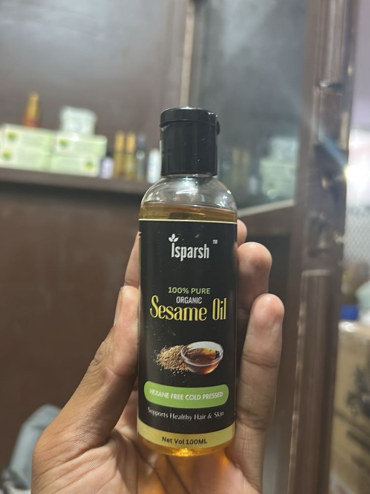 Isparsh&#34;100% PURE ORGANIC Sesame Oil