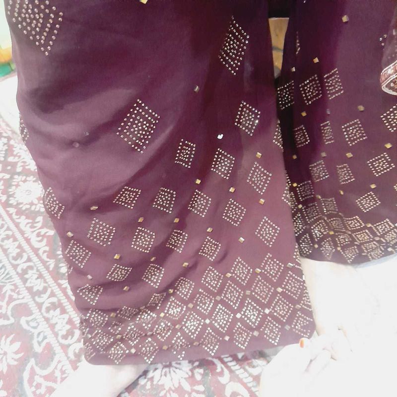 Elegant Maroon Ethnic suit