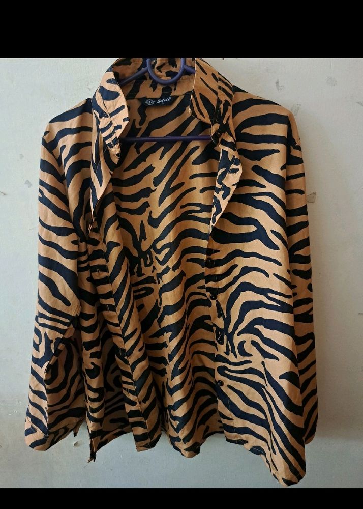 Tiger Print Shirt