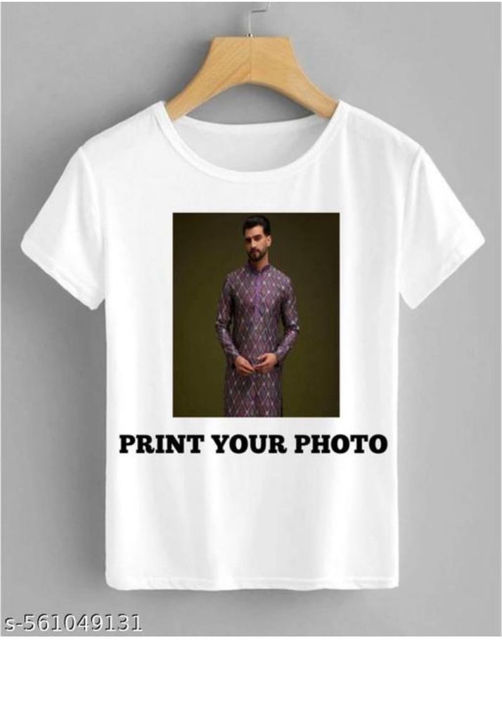 Customizable Photo Print T-Shirt