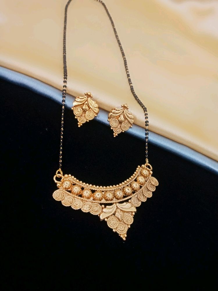 Mangal Sutra Goled Plated Bras Metal